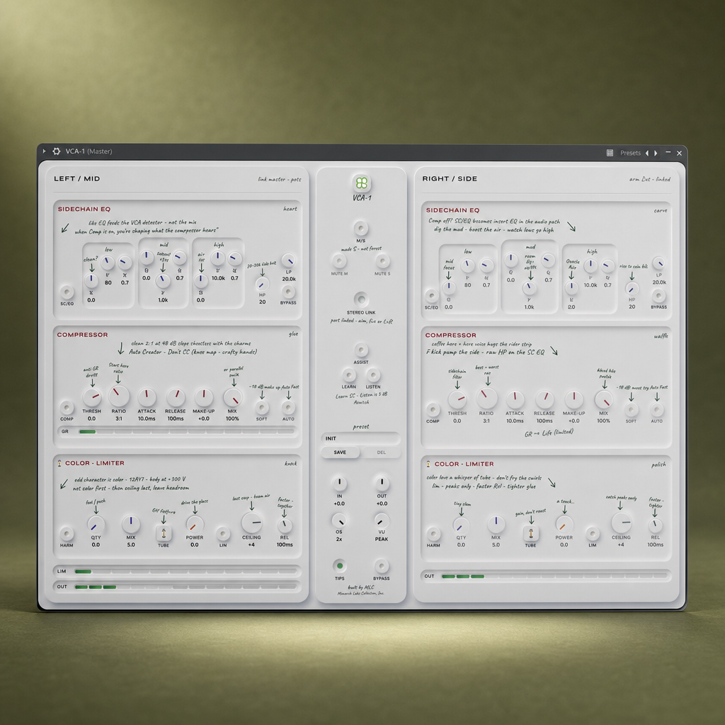 VCA-1 plugin UI